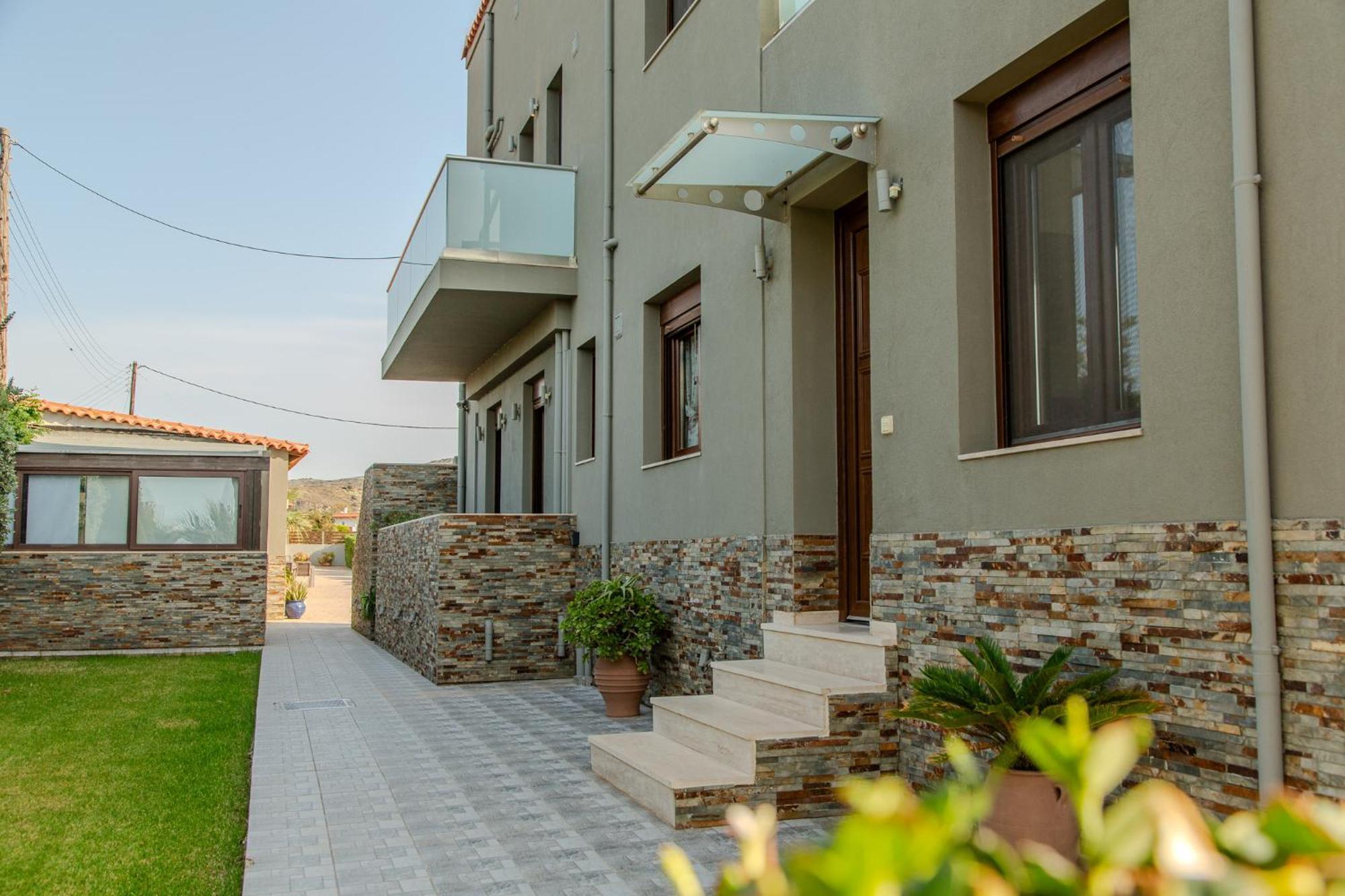 A Cozy Eco Villa By The Sea Gouves Exterior photo