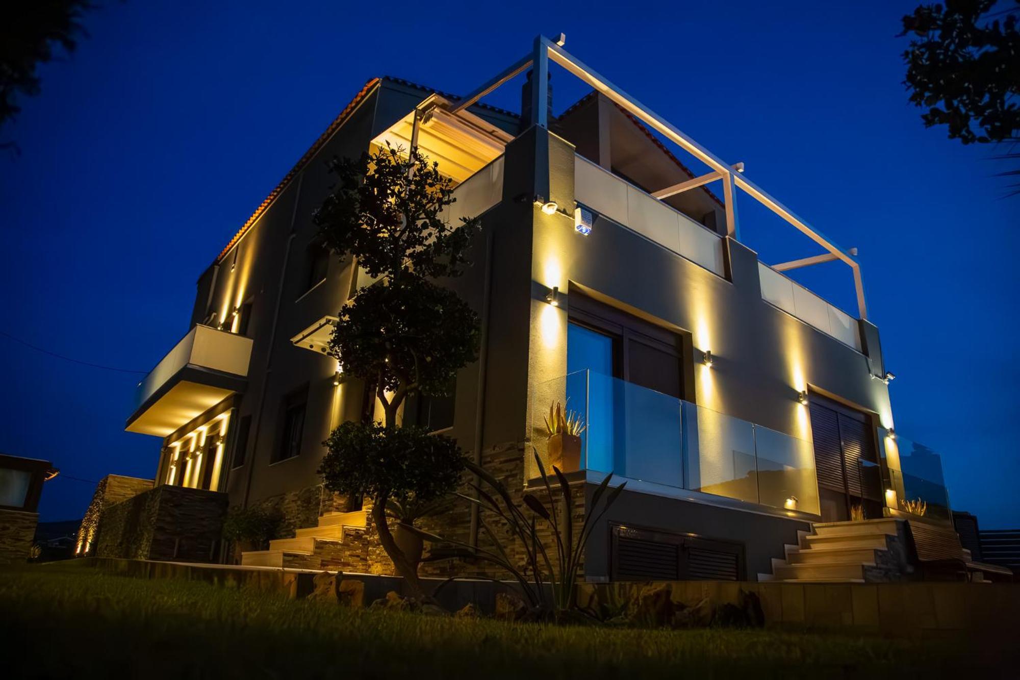 A Cozy Eco Villa By The Sea Gouves Exterior photo