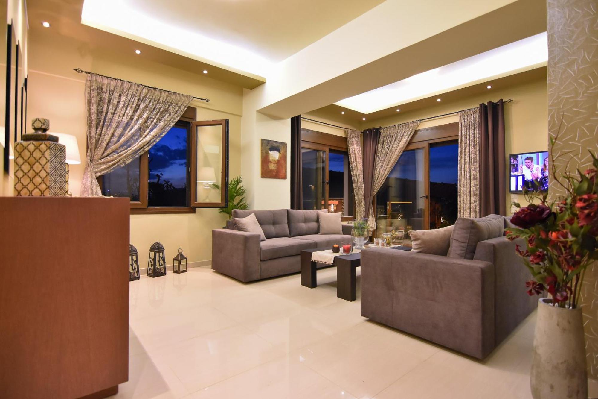 A Cozy Eco Villa By The Sea Gouves Exterior photo
