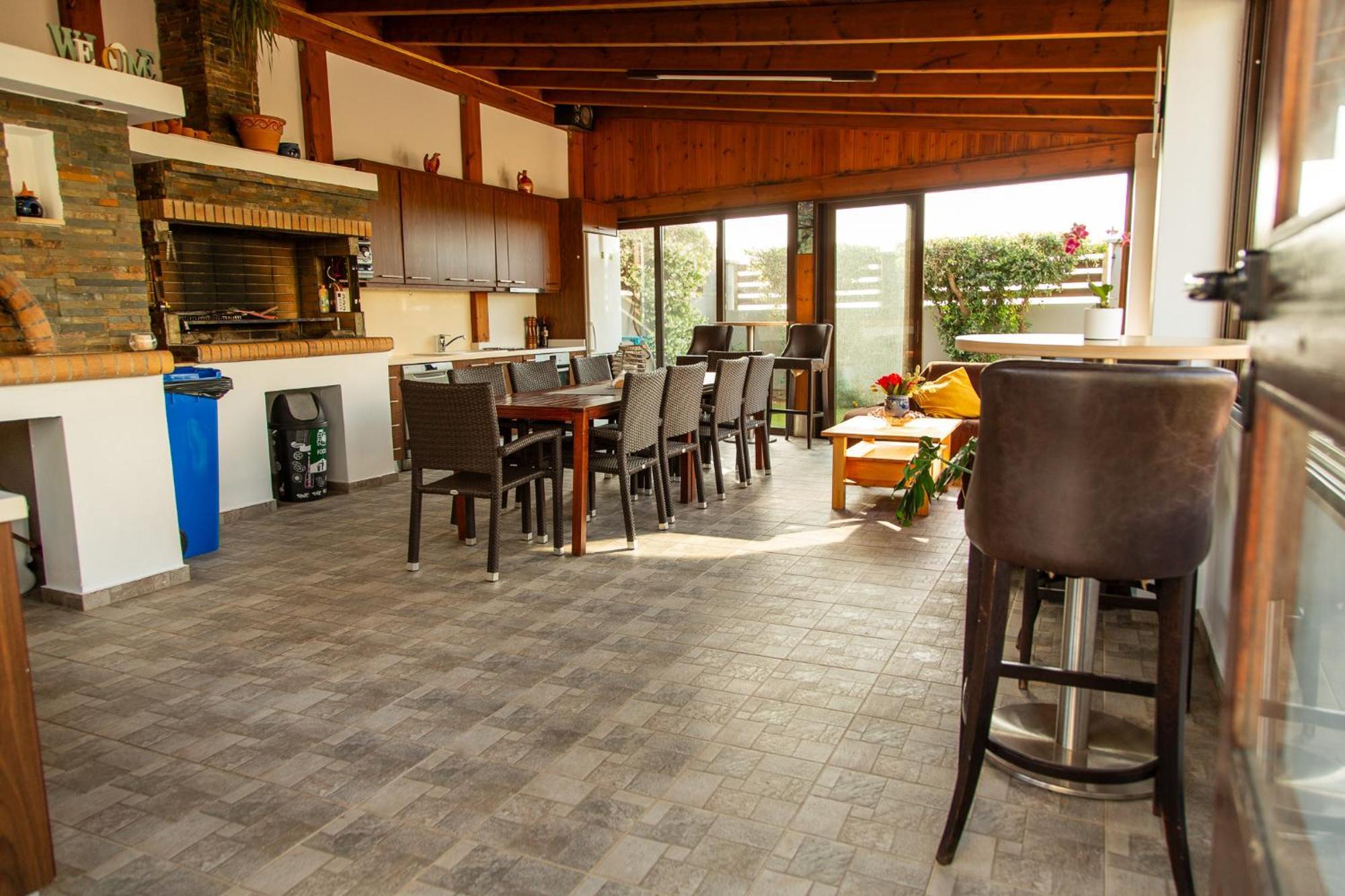 A Cozy Eco Villa By The Sea Gouves Exterior photo